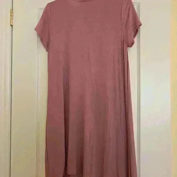 Basic pink short sleeve t shirt dress brit and  bri - Picture 9 of 9